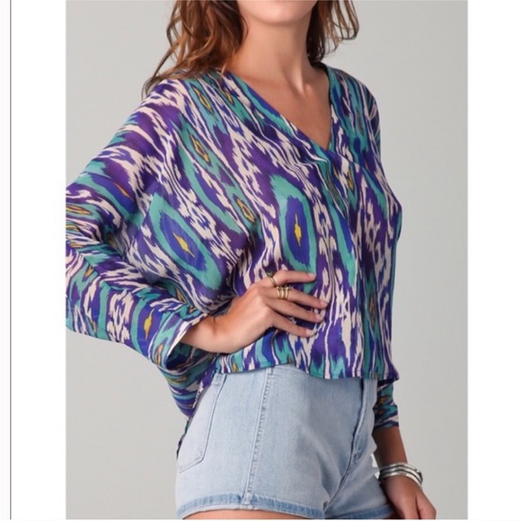 Women's Multicolor Patterned Top - Picture 2 of 5